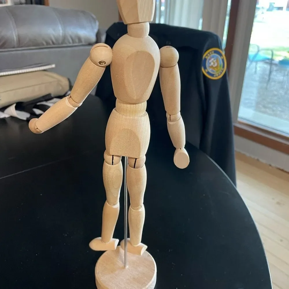 IKEA GESTALTA Artist Wooden Mannequin Poseable articulated Figure man display